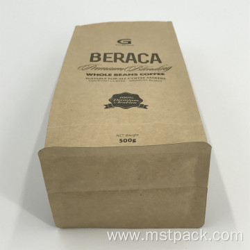 Kraft Paper Packaging Bag with Valve